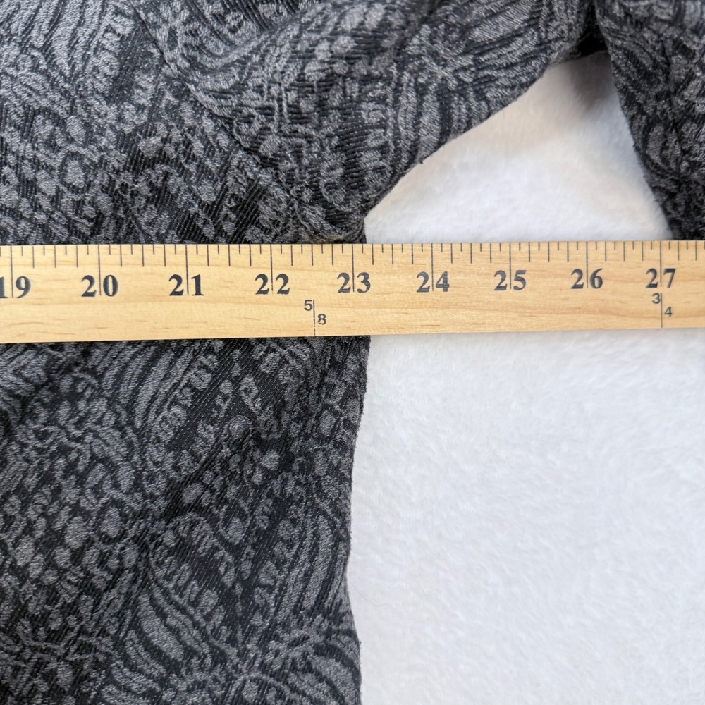 Coldwater Creek Black Gray Lace Pattern Button Front Blazer Jacket Size 20‎ - Picture 13 of 14